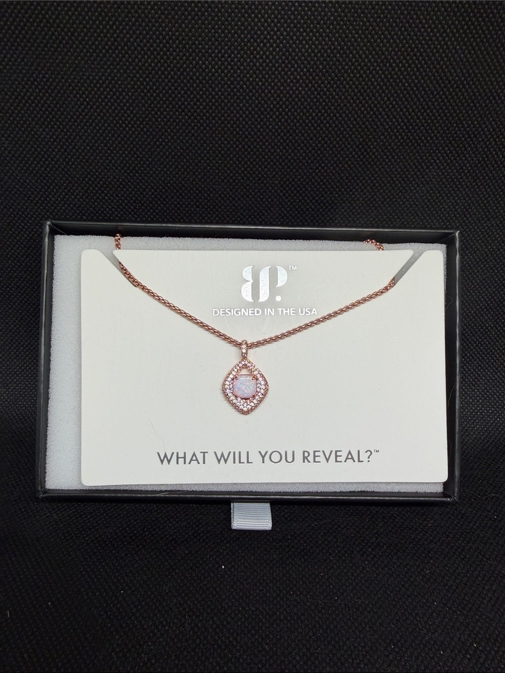 October 25: Milky White Opal Rose Gold